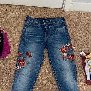 Dark Washed Denim Jeans